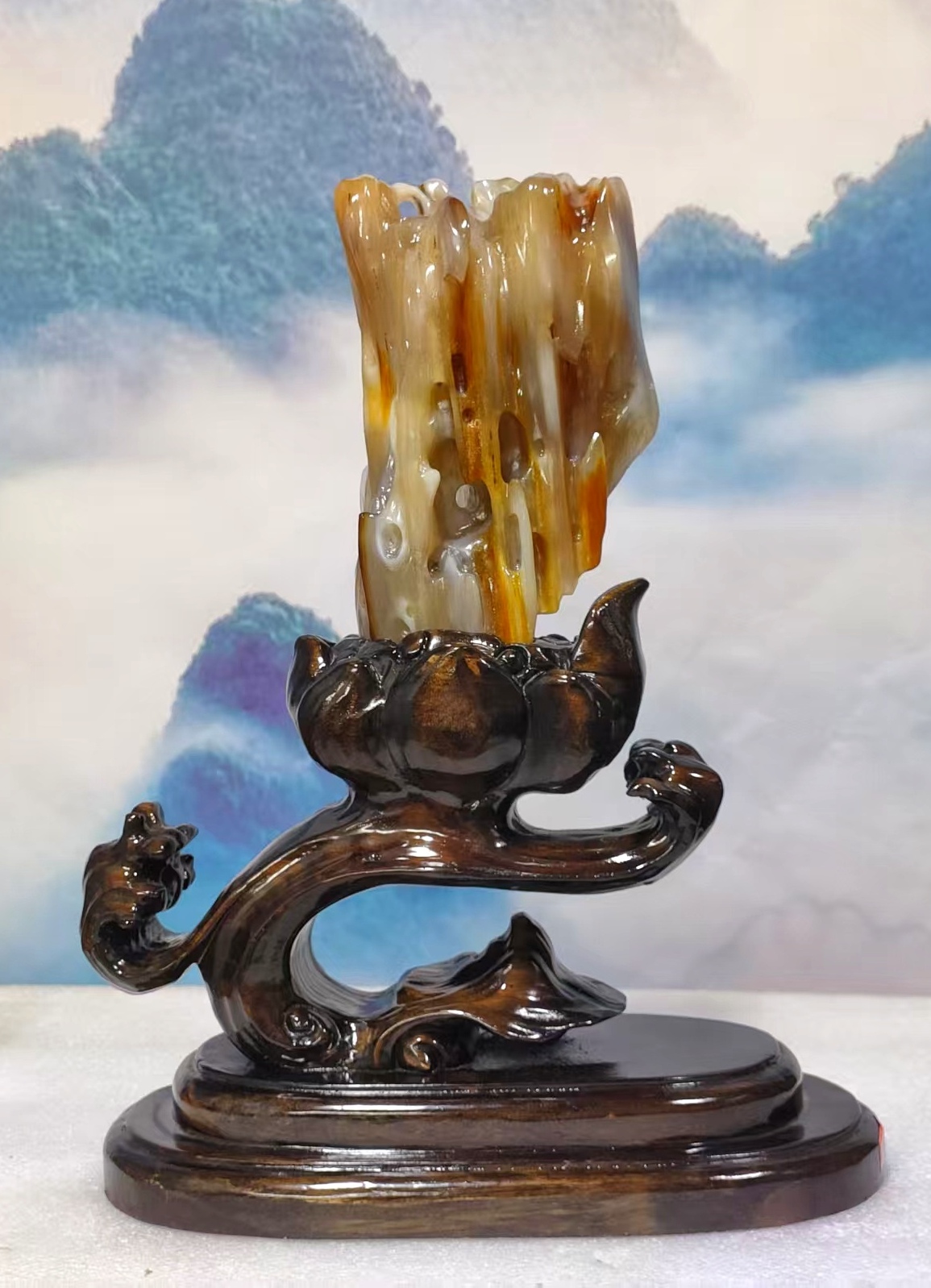 家居摆件 树化玉 奇石 57