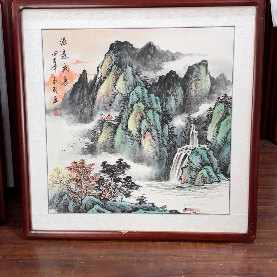 国画带框尺寸63*63厘米