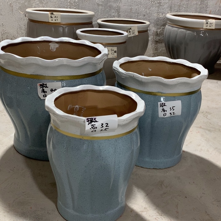 【闪购商品】红陶高温陶瓷花盆默认瑕疵