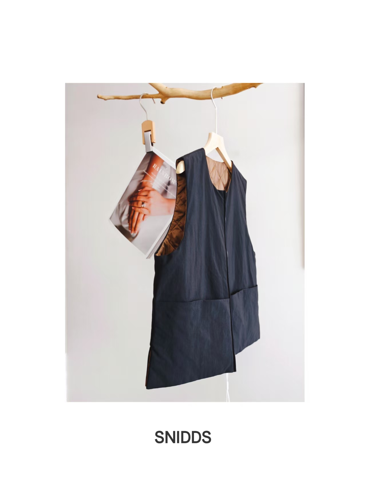 女士秋冬  轻薄两面穿圆领鹅绒无袖马甲