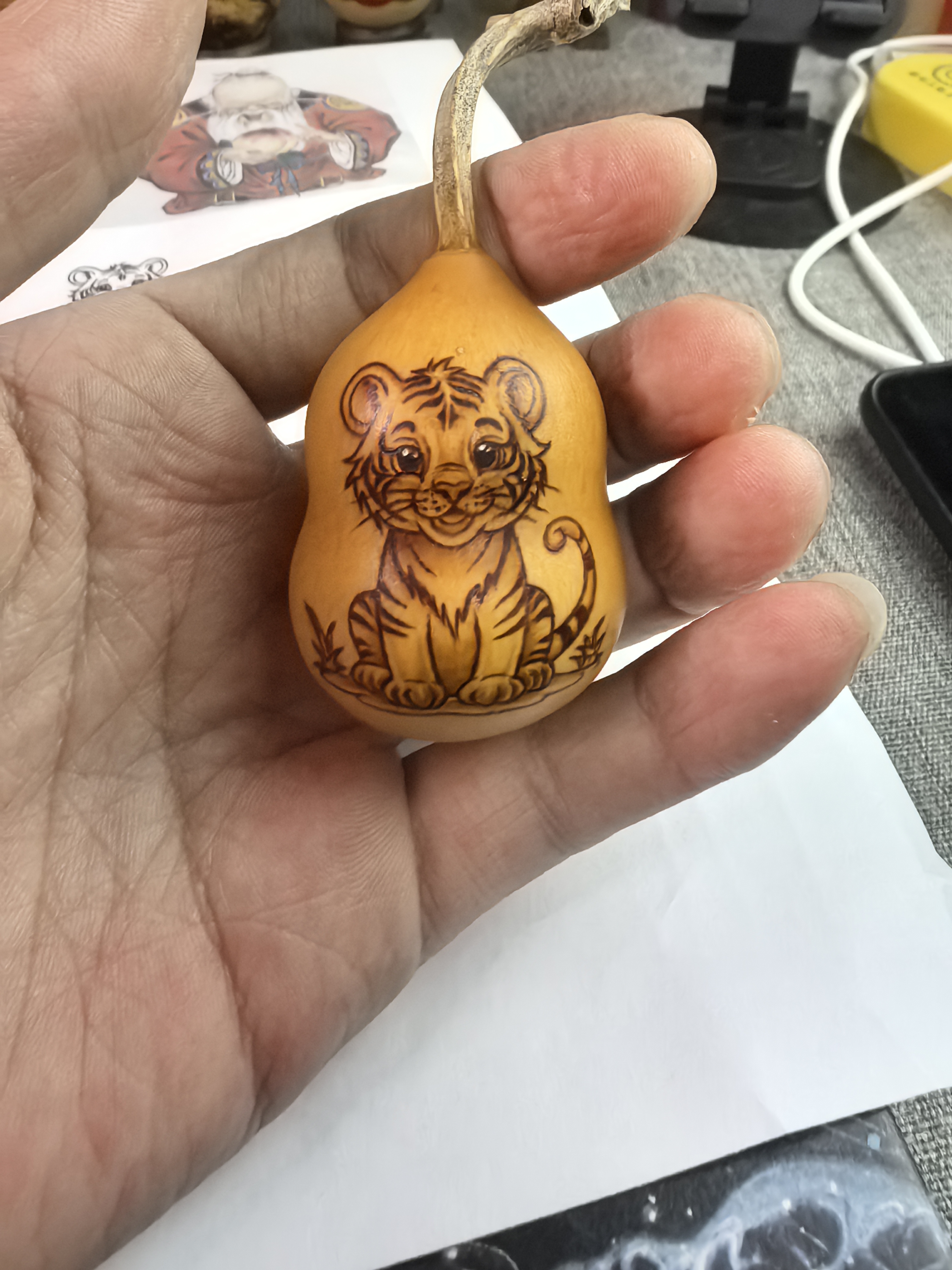 非遗葫芦烙画十二生肖系列