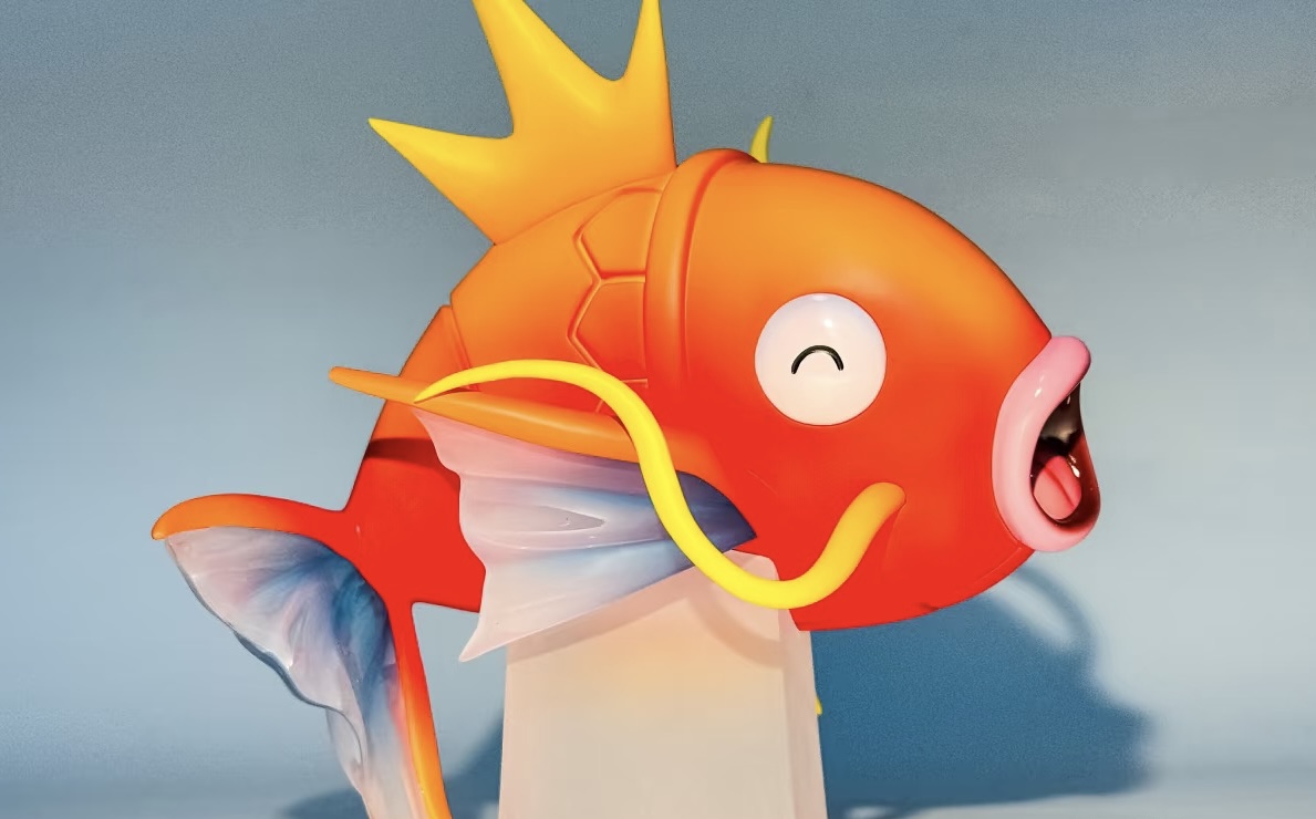 1：10豪车巨大化鲤鱼王  复刻PU树脂雕塑