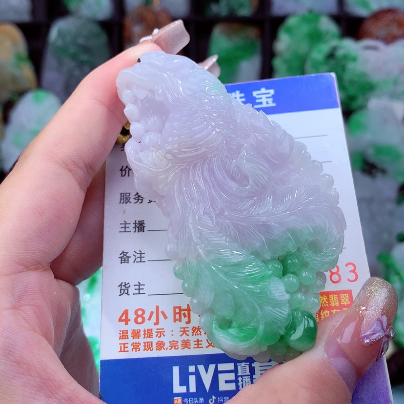 【闪购商品】翡翠颈饰未镶嵌挂件