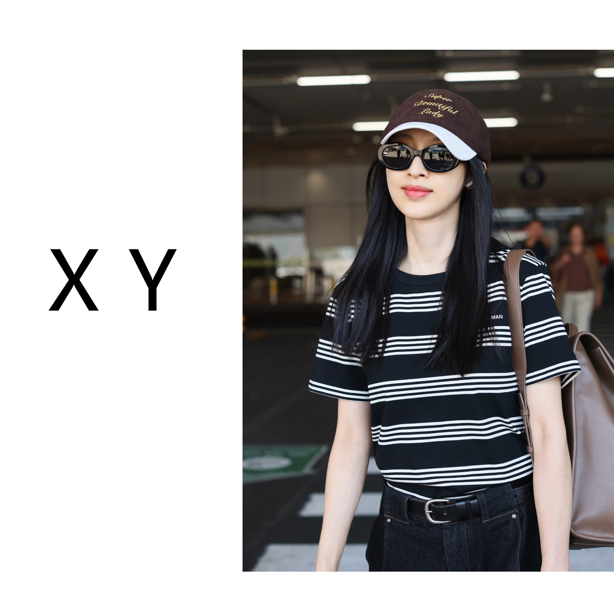 清仓2！随性舒适 黑白条纹显瘦正肩百搭短袖T恤