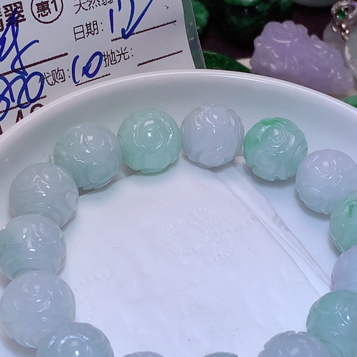 乐***乐翡翠未镶嵌颈饰ddd