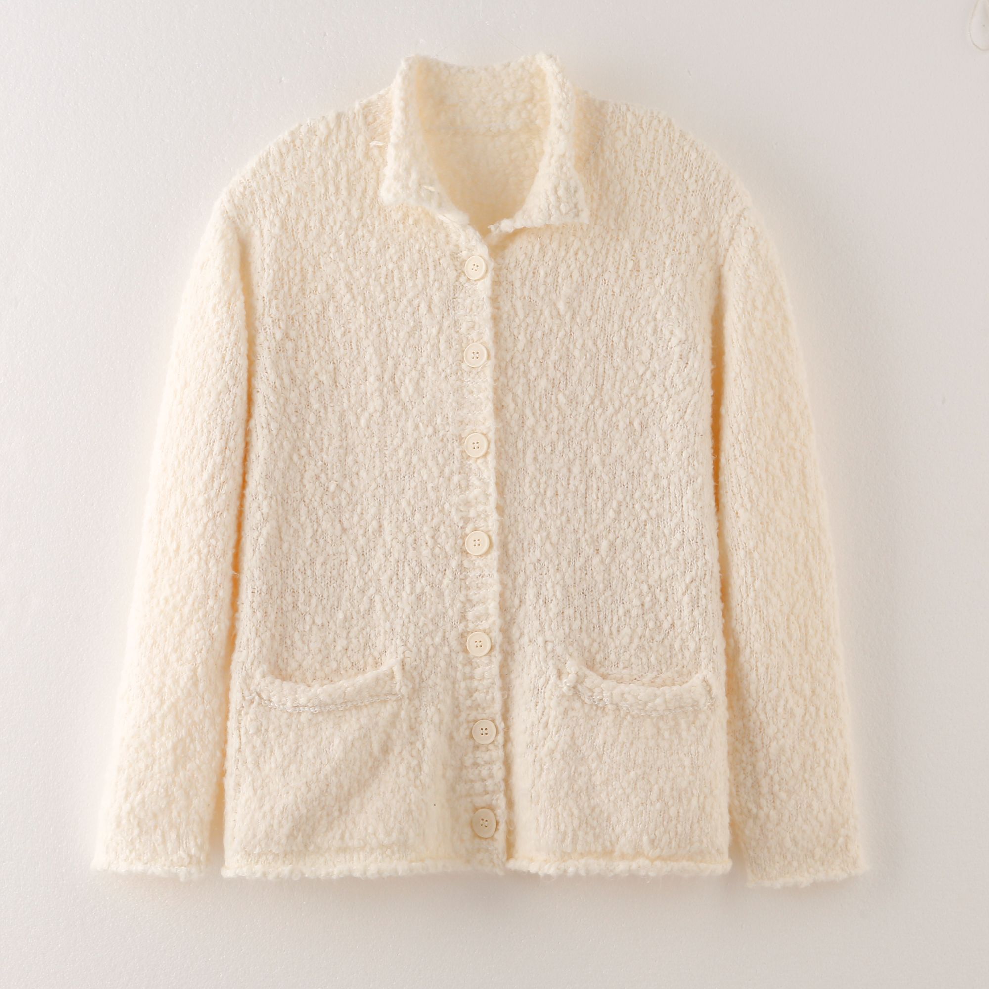 秋冬肌理感开衫羊毛毛衣251116138