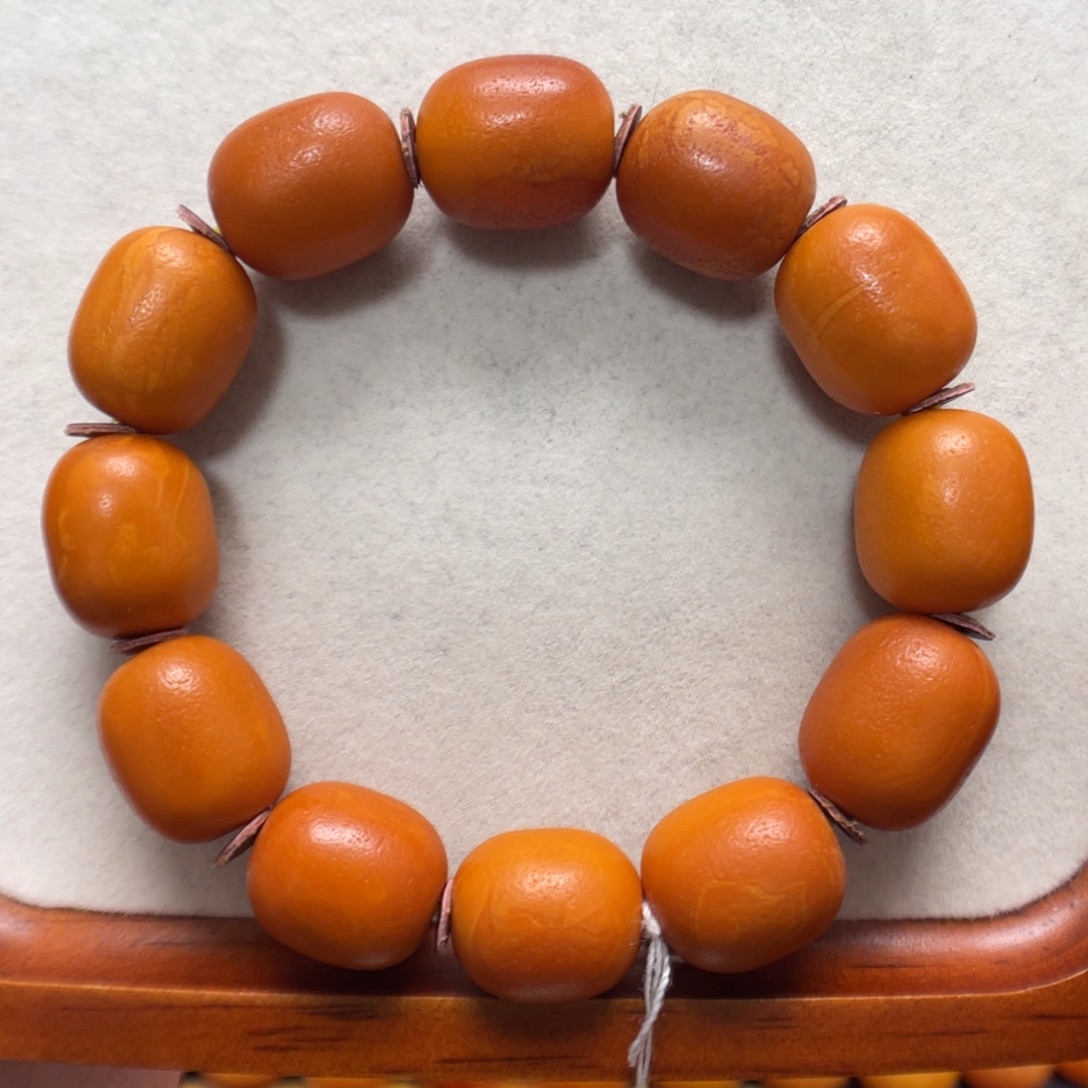 蜜蜡未镶嵌手串蜜蜡