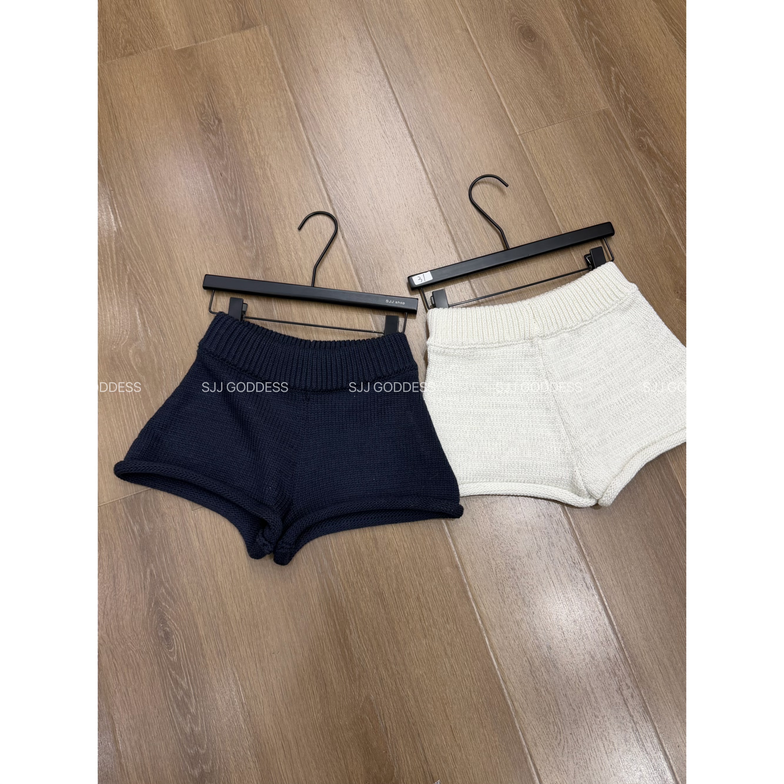 【娇娇私服定制】新款休闲高腰加厚针织短裤122656