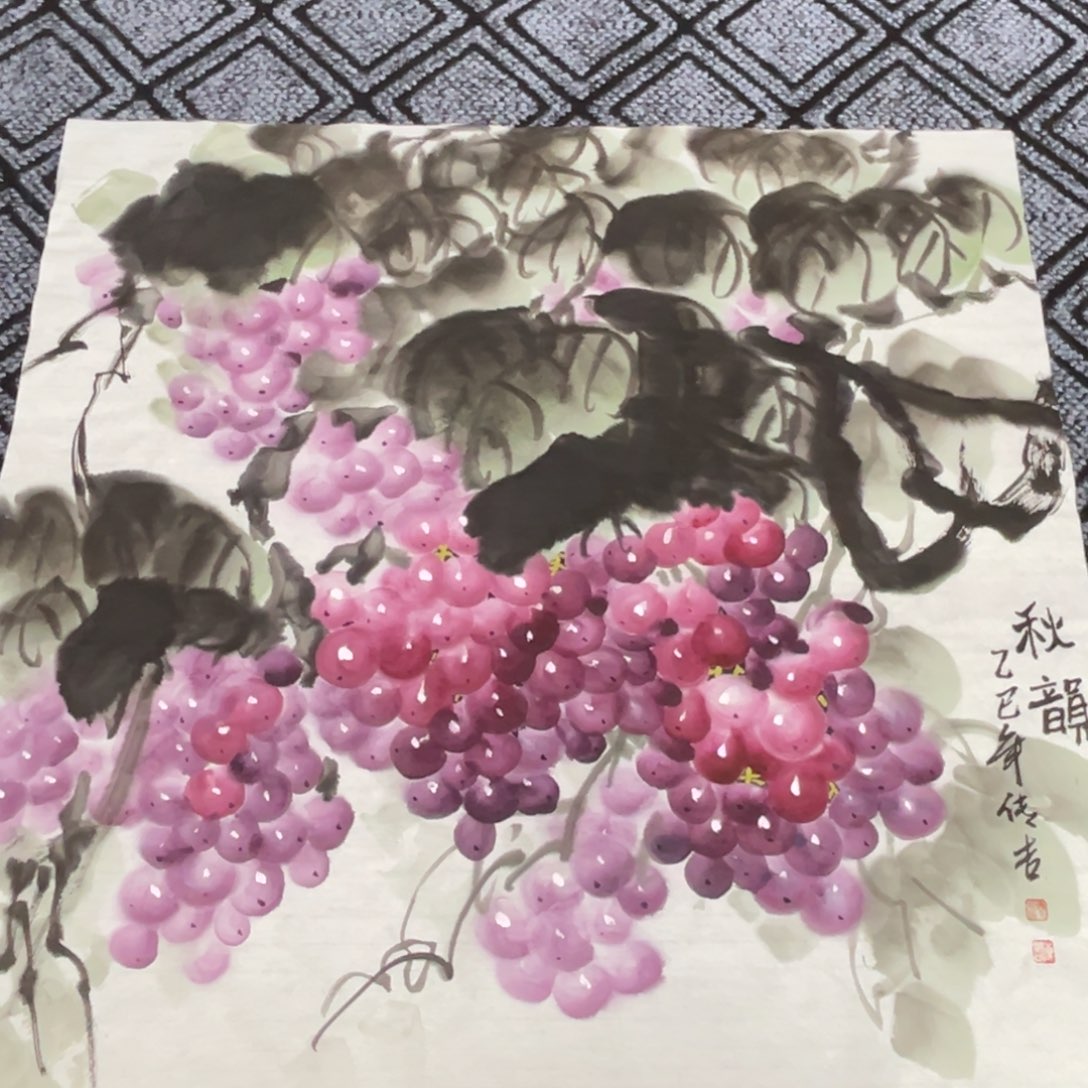 国画四尺斗方花鸟