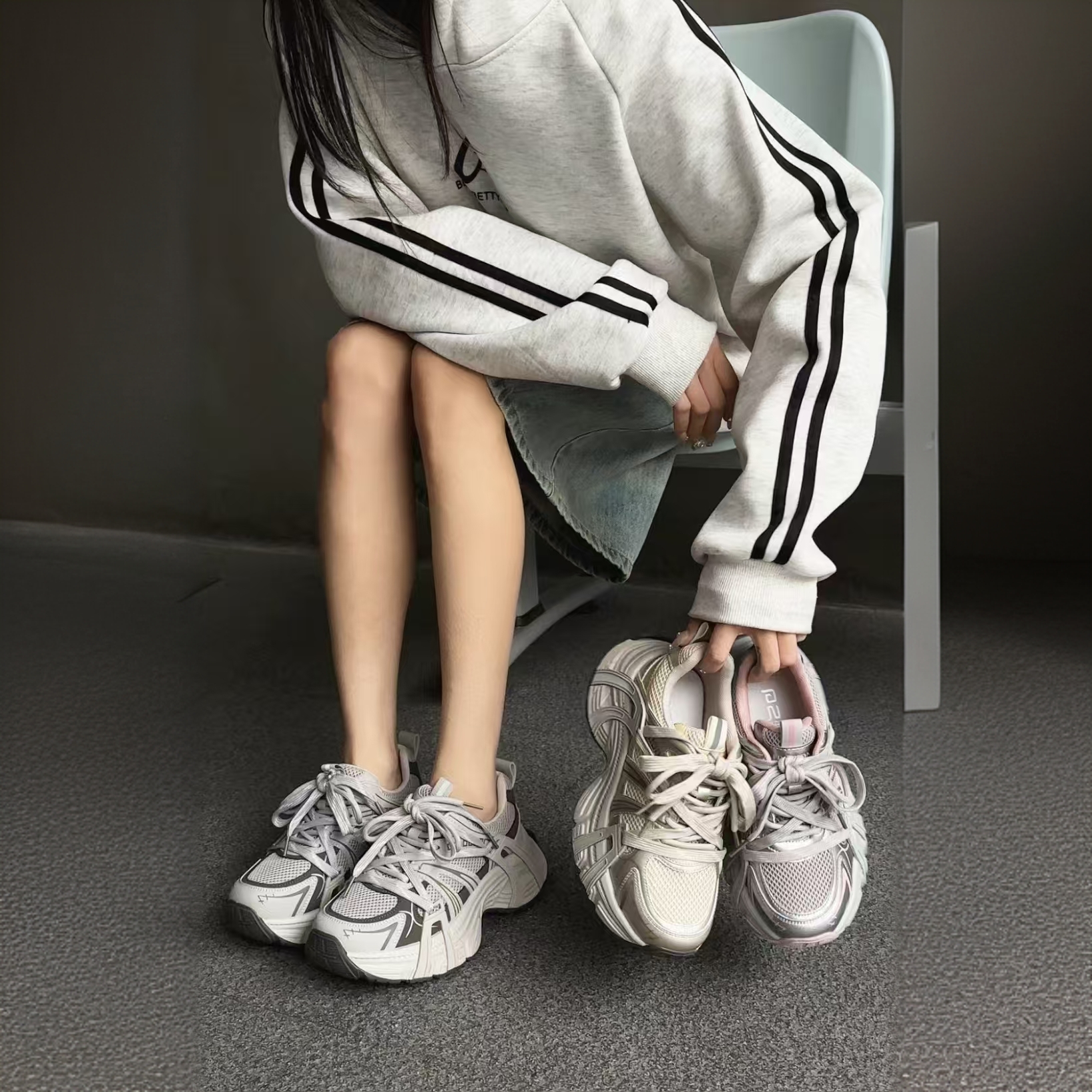 女款时尚休闲老爹鞋1903-1