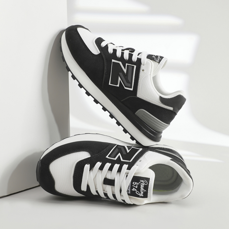 纽巴仑运动鞋舒适时尚休闲透气情侣经典百搭秋冬款轻便增高鞋