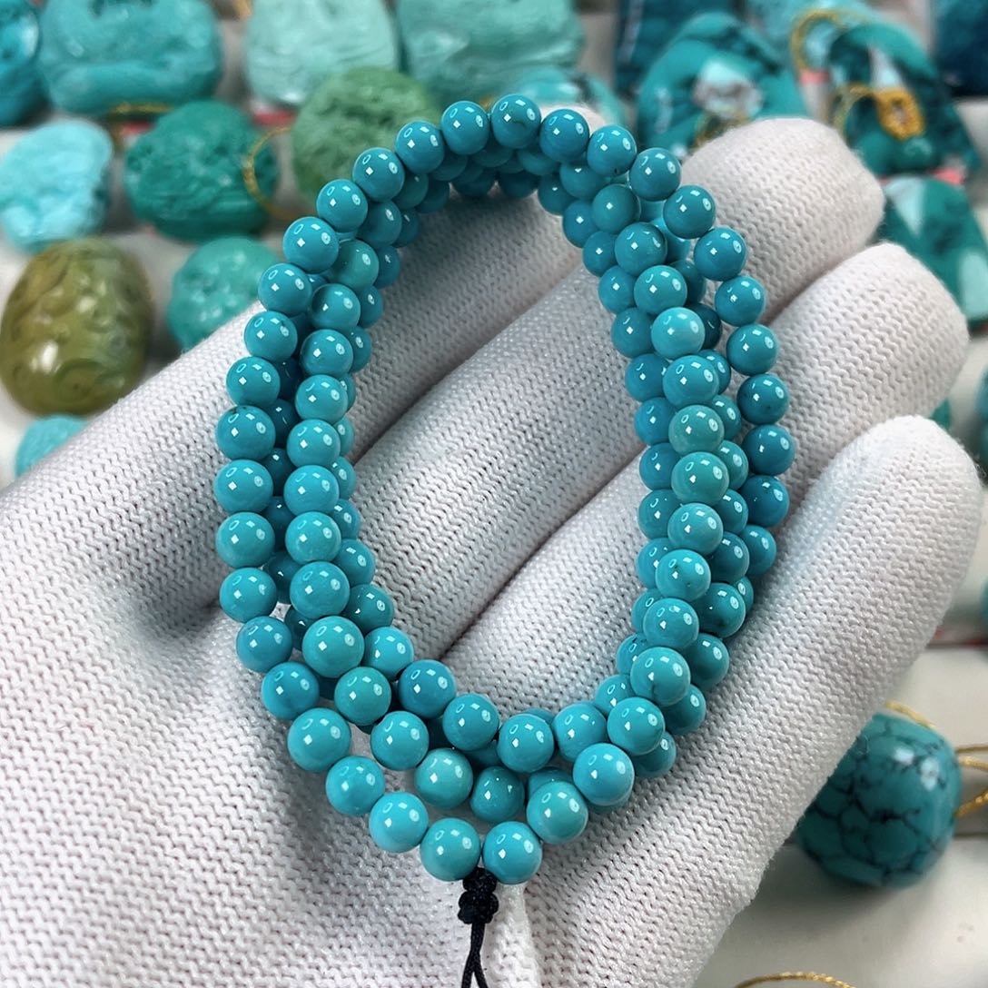 绿松石未镶嵌车挂