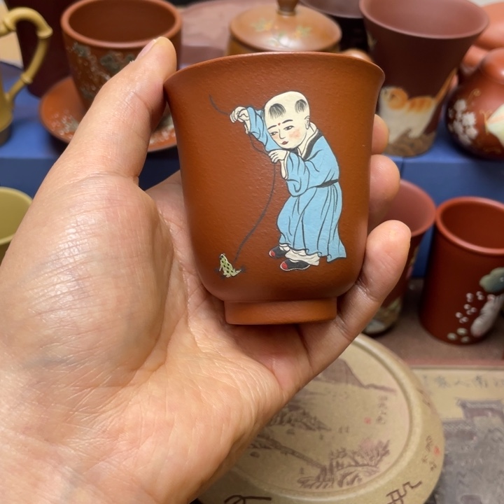 紫砂茶杯紫砂主人杯