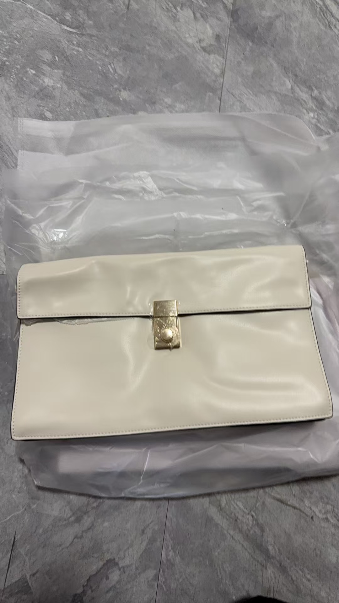 【点点福利】1005大号白色【清货有瑕】时尚轻奢百搭气质女包