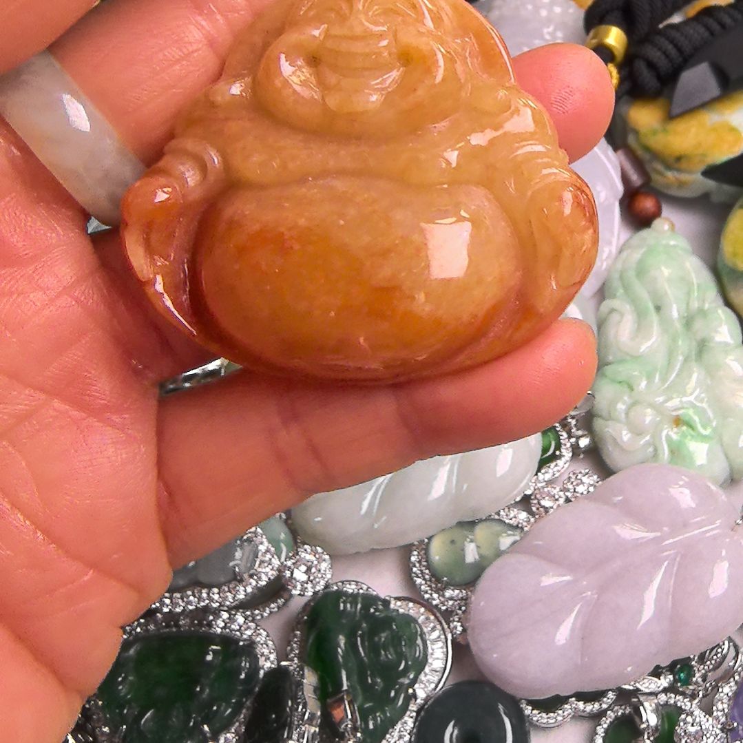 翡翠颈饰未镶嵌吊坠