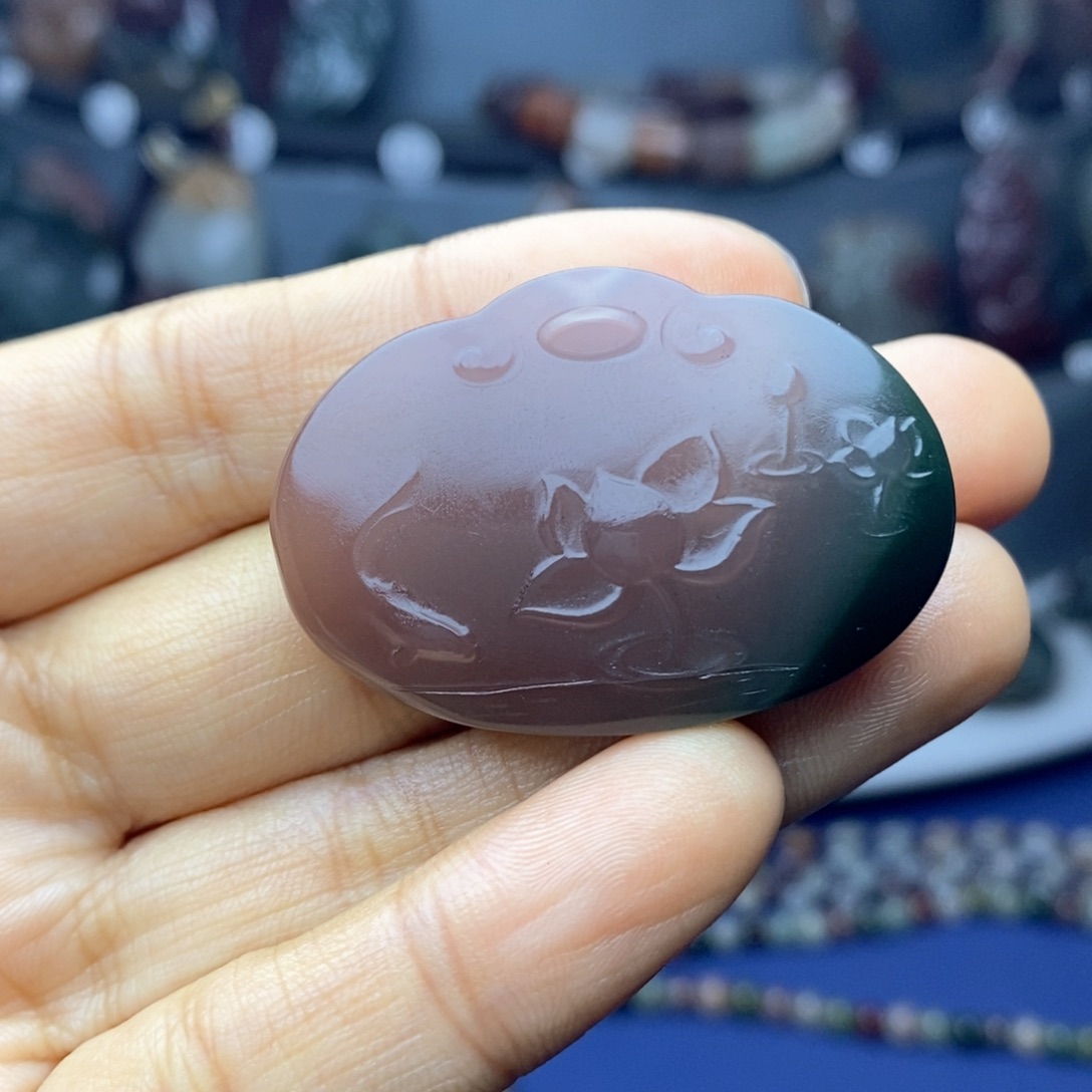 玛瑙/玉髓吊坠(不含链)未镶嵌