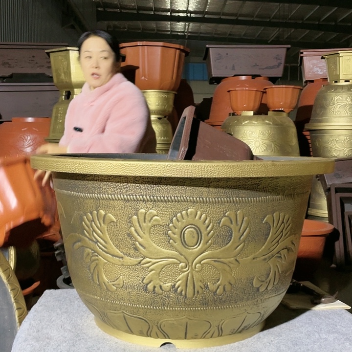 莲花盆红色四零六个