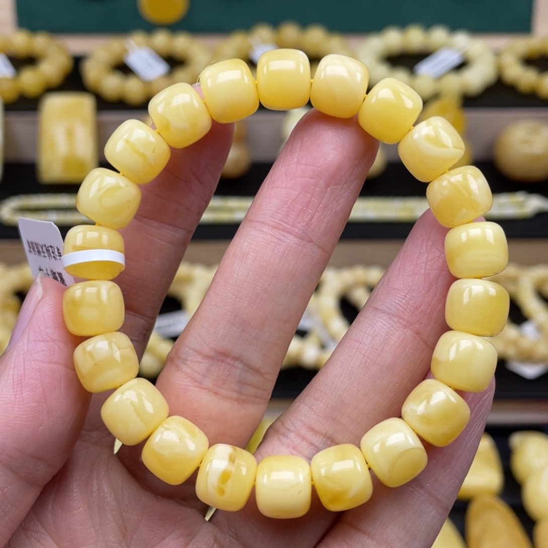 琥珀裸石未镶嵌琥珀蜜蜡