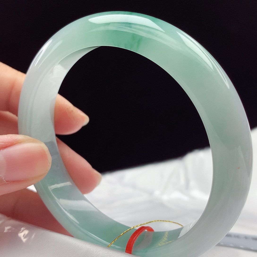 未镶嵌手镯翡翠55圈4458