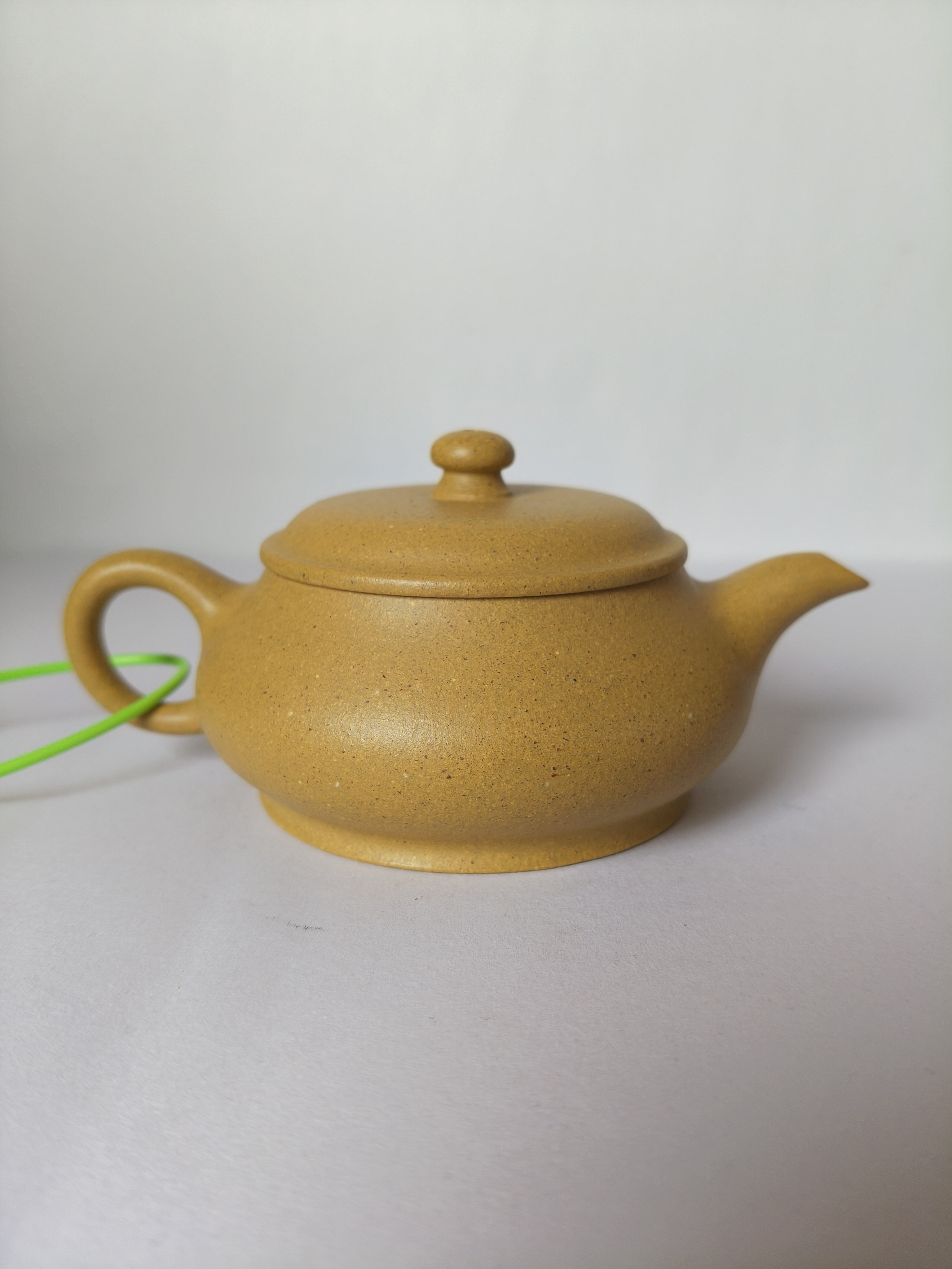 山西乡宁古晋紫砂壶，明炉半手工(原矿0添加)附光谱分析报告