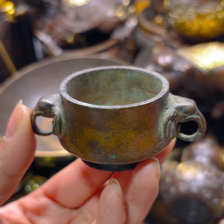 铜器摆件收收藏藏