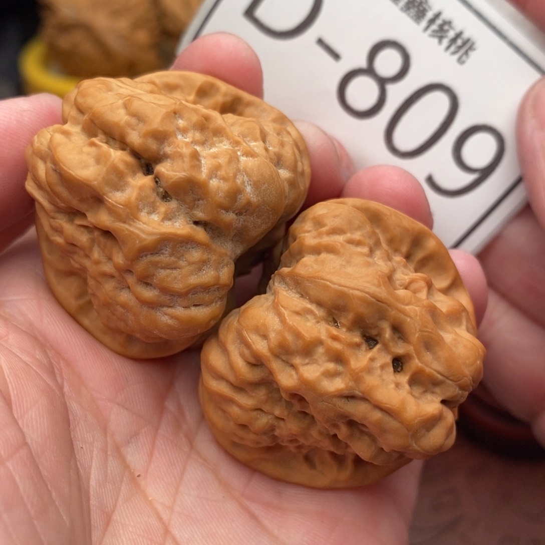 文玩核桃把件开背蛙38