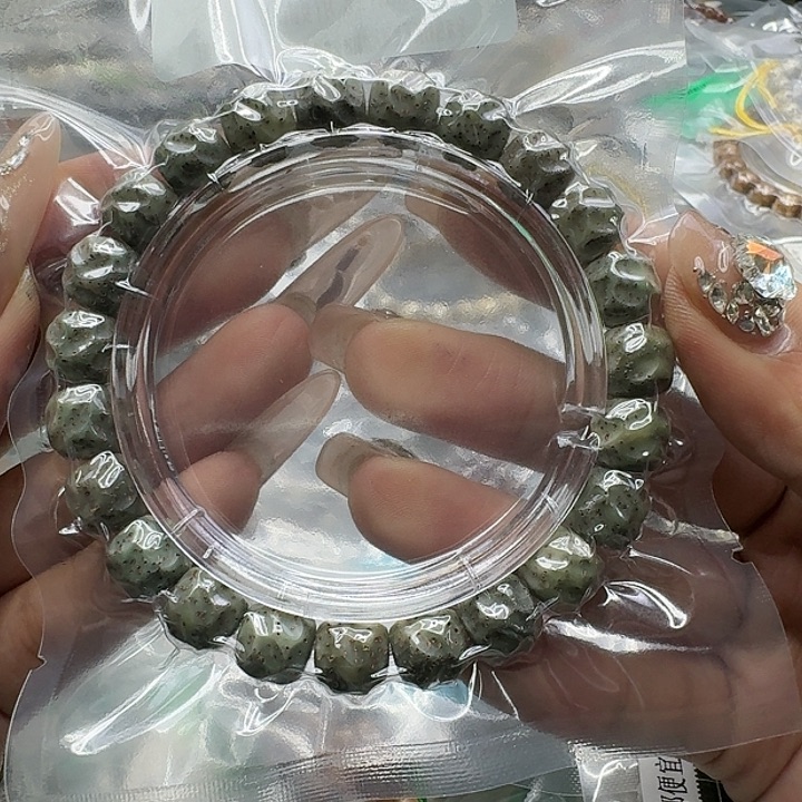 手串星月菩提209高端绿星月菩提无相10单圈