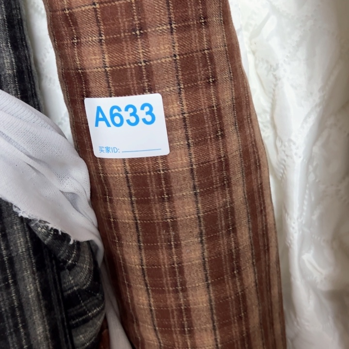 磨毛格子加厚¥14 ， 2米633号