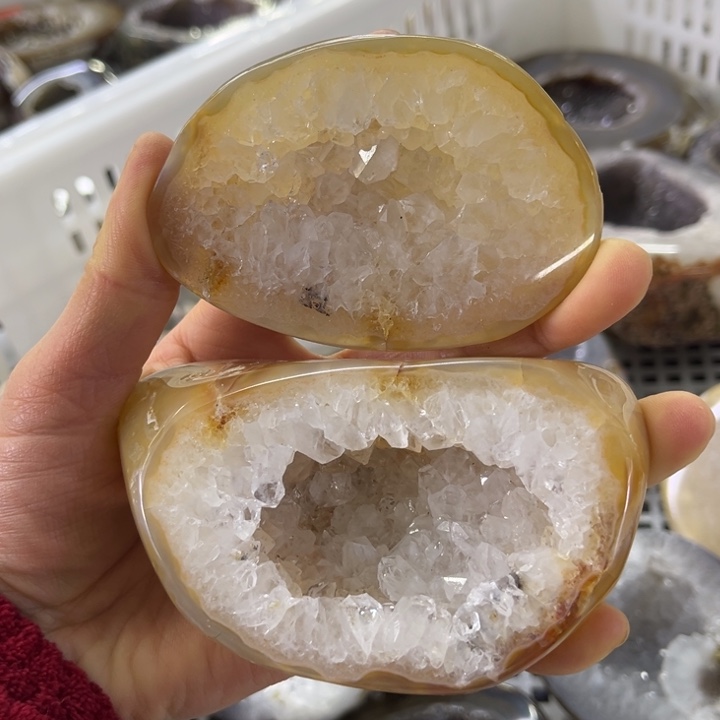 未镶嵌水晶珠宝半成品聚宝盆