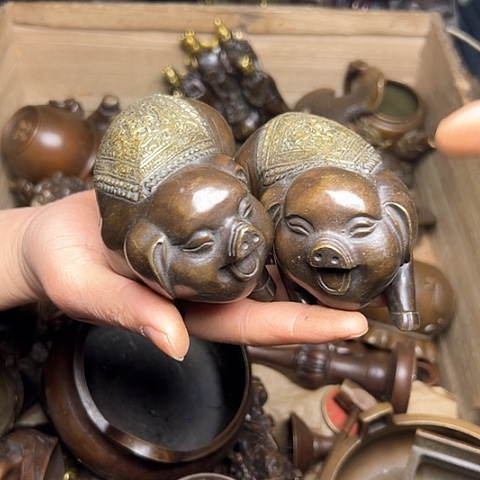 铜制文玩把玩物件