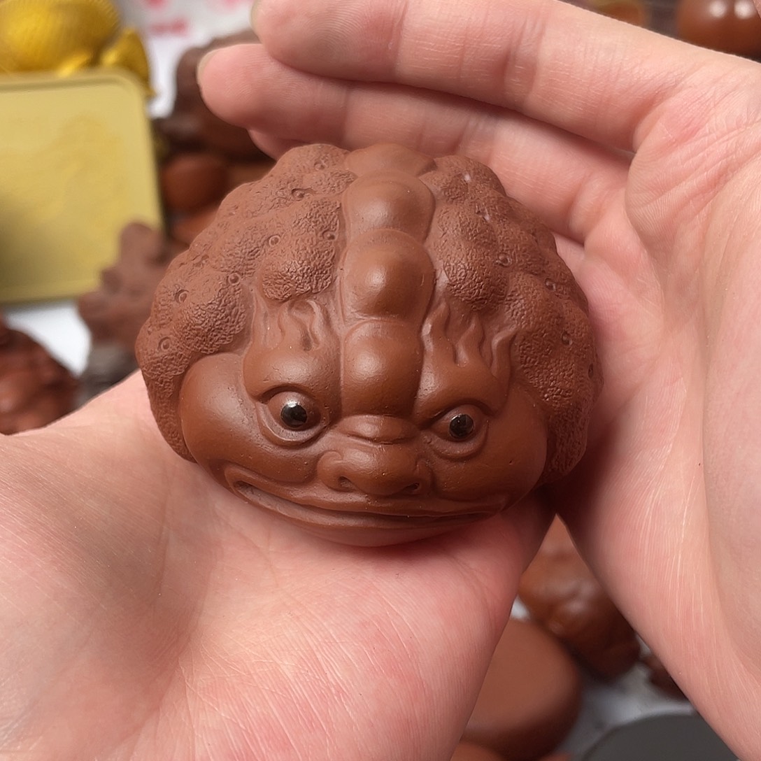 紫砂茶宠紫砂瑕疵