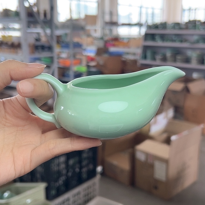 龙泉云间青瓷小米茶器