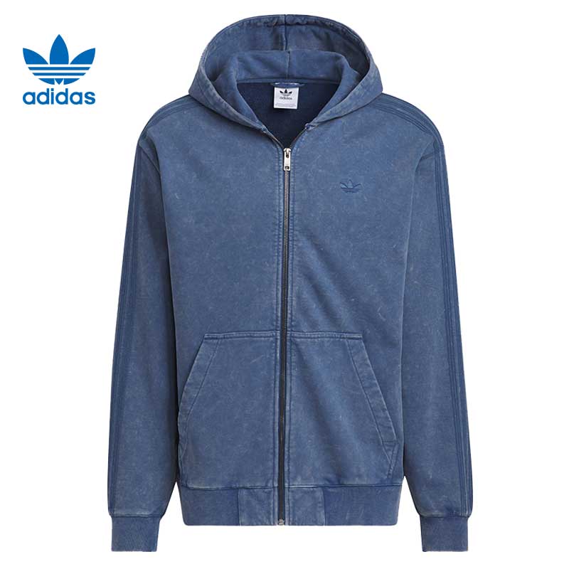 环adidas阿迪达斯三叶草男子运动休闲夹克外套KA6759