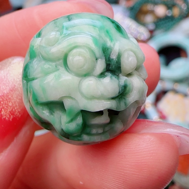 翡翠颈饰未镶嵌天然A货35