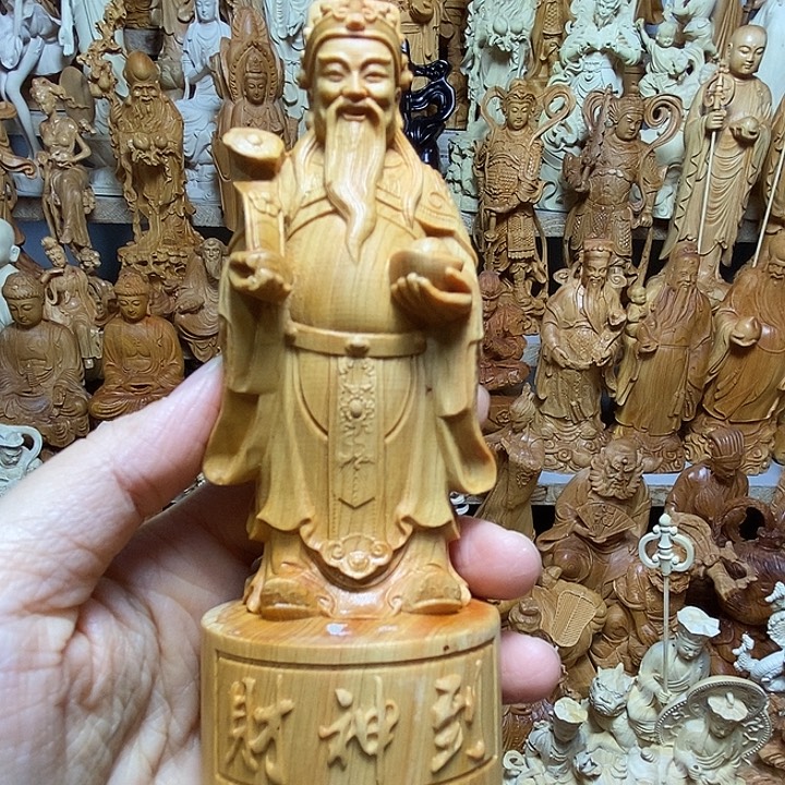 走***涯柏木（崖柏）财神爷