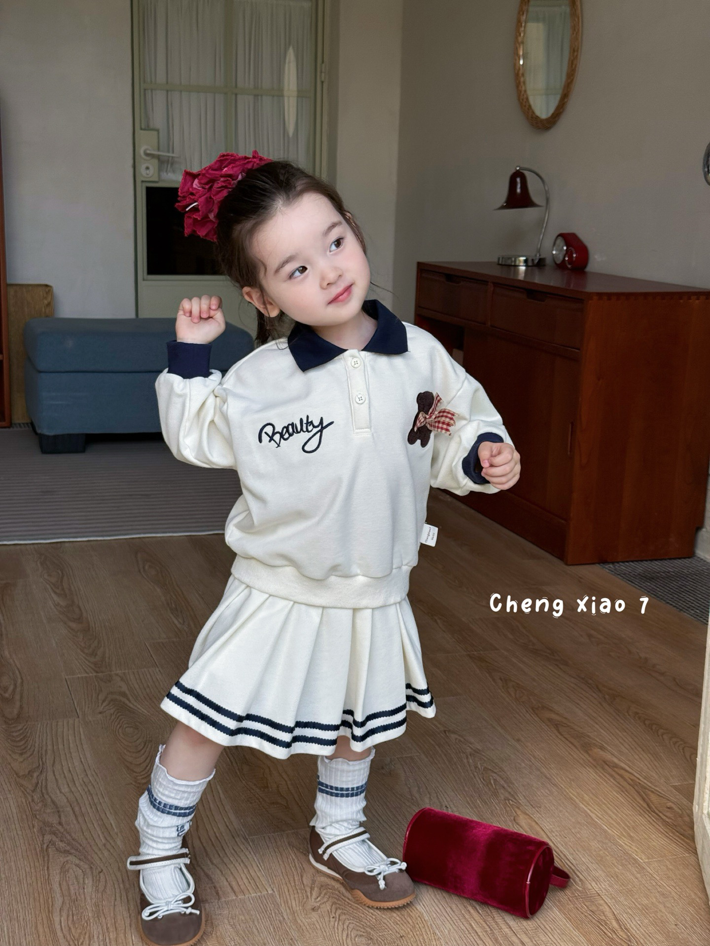 秋季新品学院风套装儿童宝宝