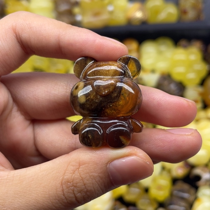 琥珀未镶嵌裸石天然琥珀蜜蜡