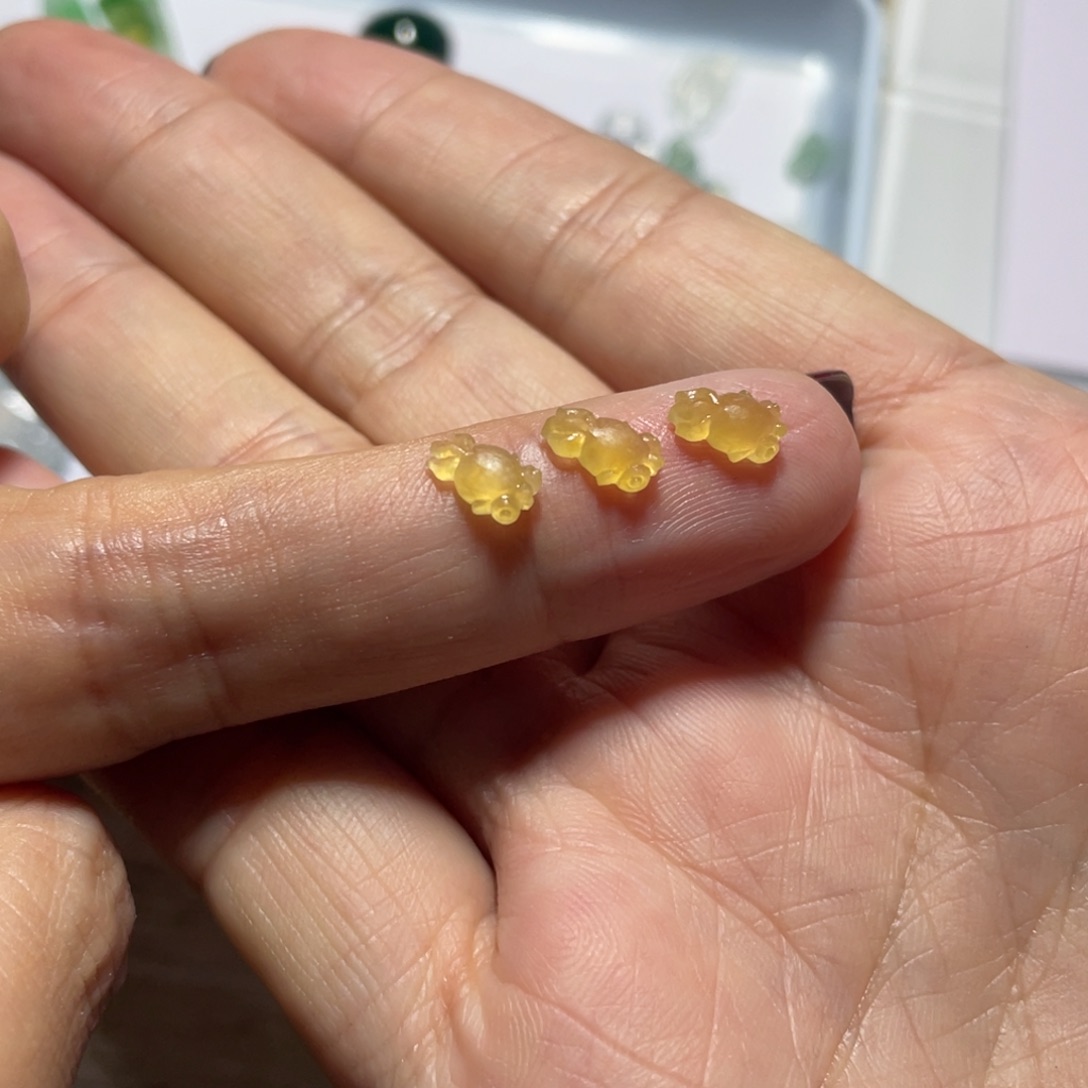 翡翠颈饰未镶嵌鱼