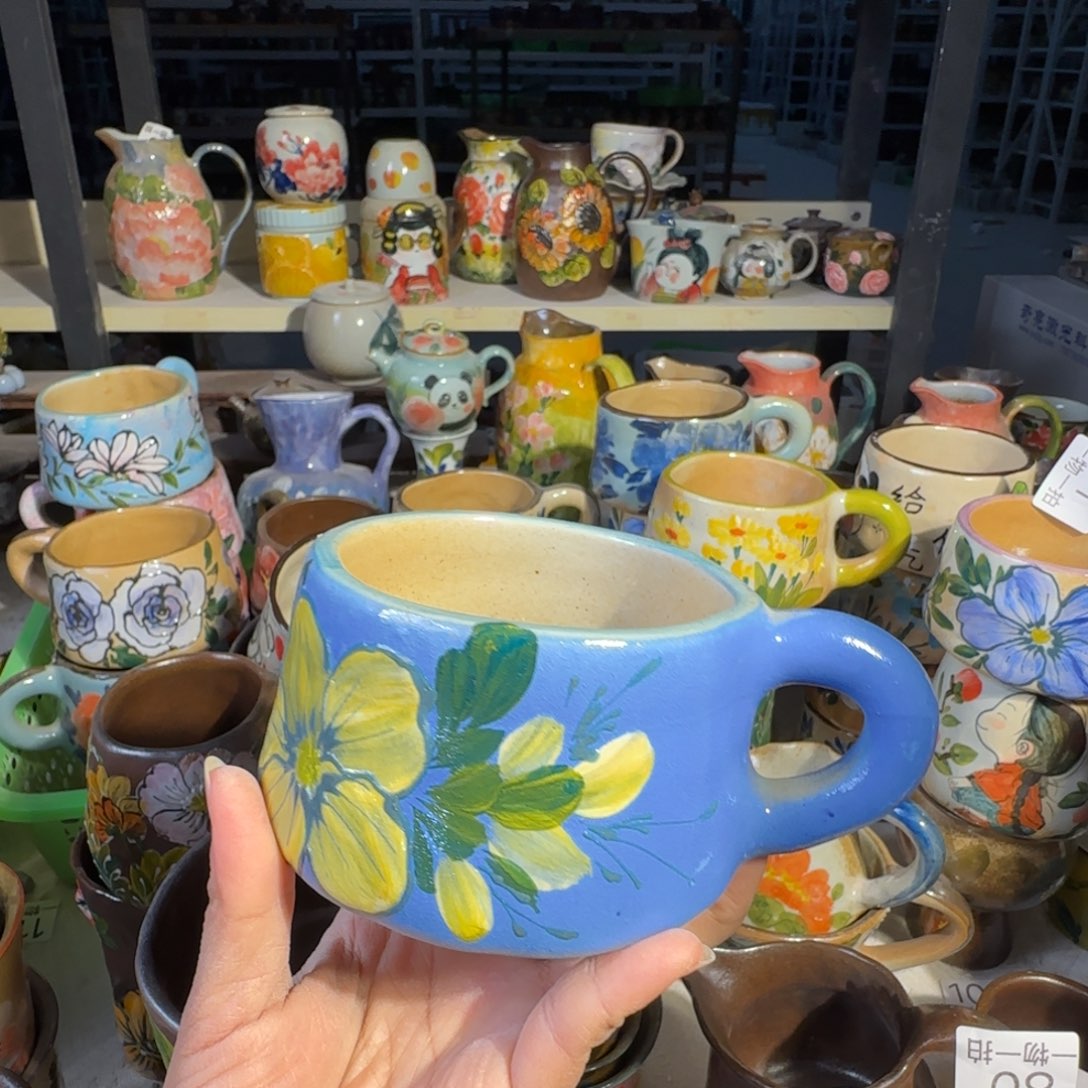 紫砂景德镇手工陶瓷釉下彩正品101