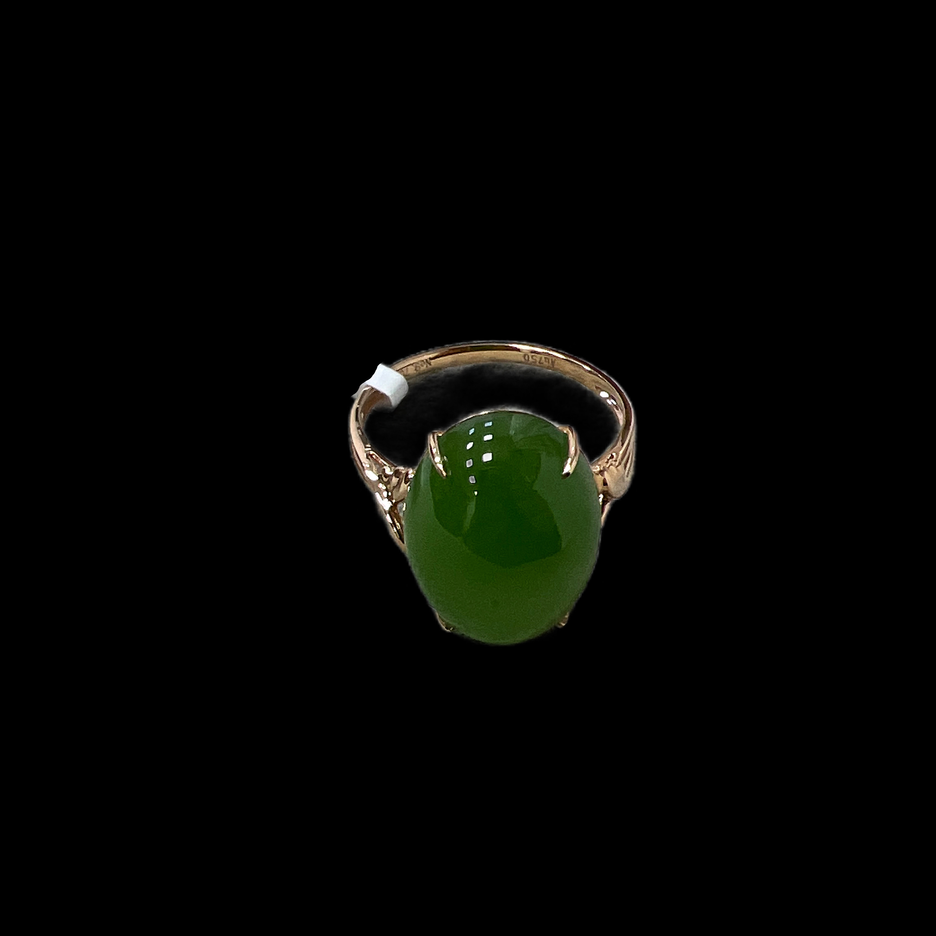 V6269 碧玉18K戒指（孤品）.