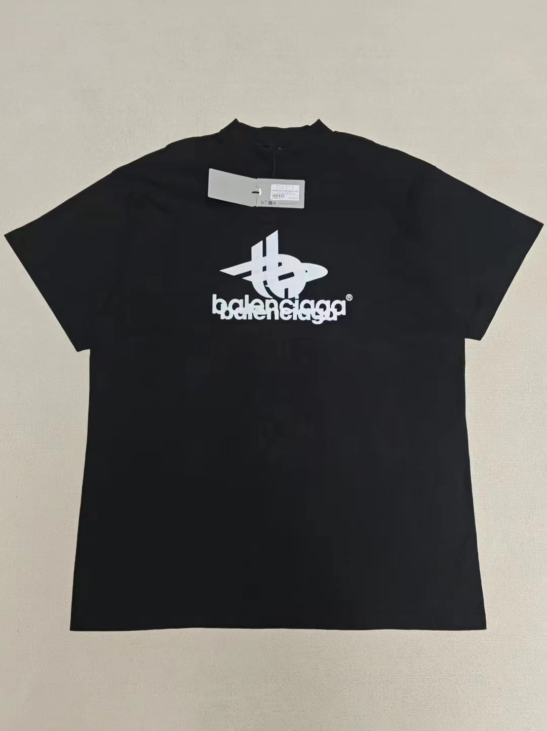 全新未使用 Balenciaga/巴黎世家 1码 23ss幻影重叠做旧短袖T恤