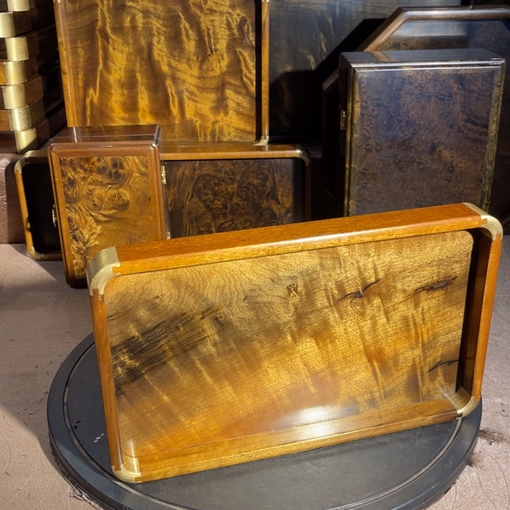 金丝楠知*金丝楠木文盘