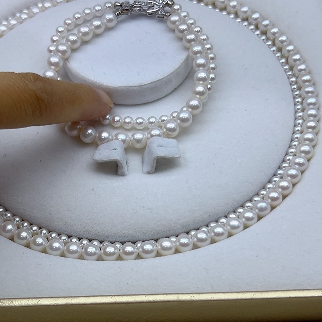 淡水珍珠耳饰未镶嵌(****