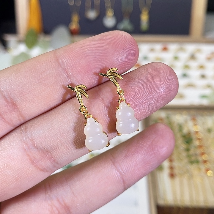 和田玉（白玉）颈饰银S925镶嵌