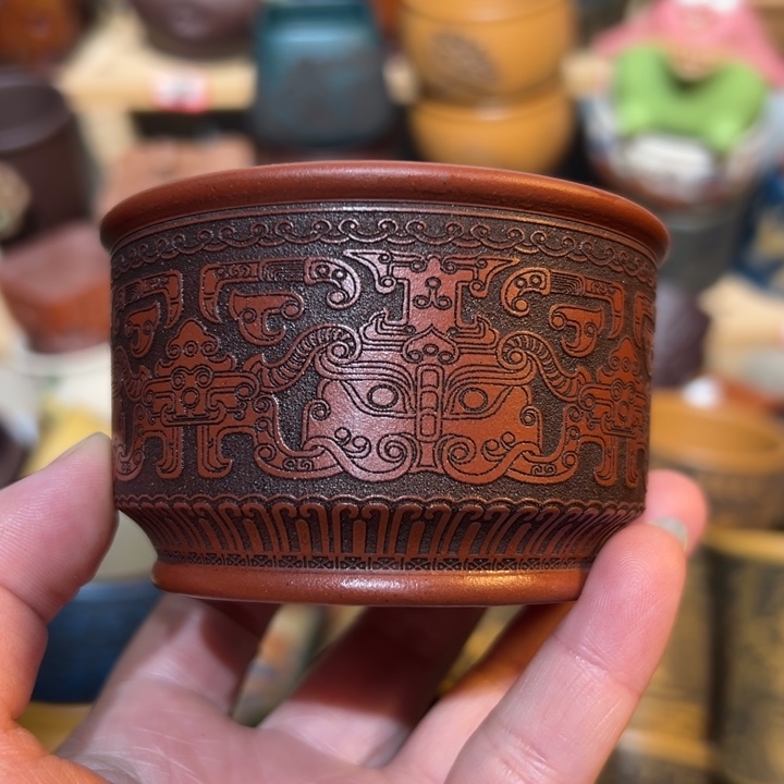 紫砂茶杯宜兴紫砂主人杯