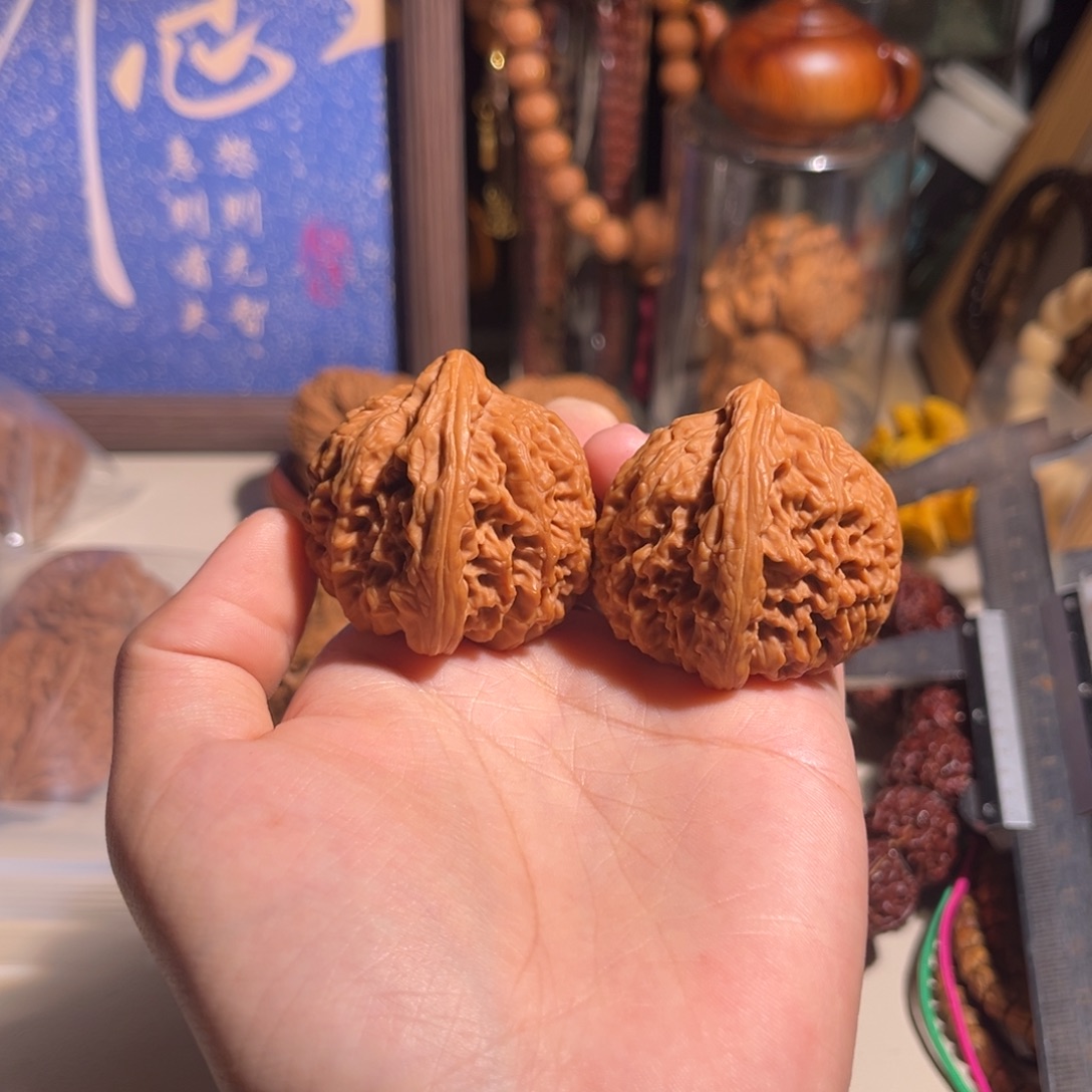 文玩核桃把件39全家福