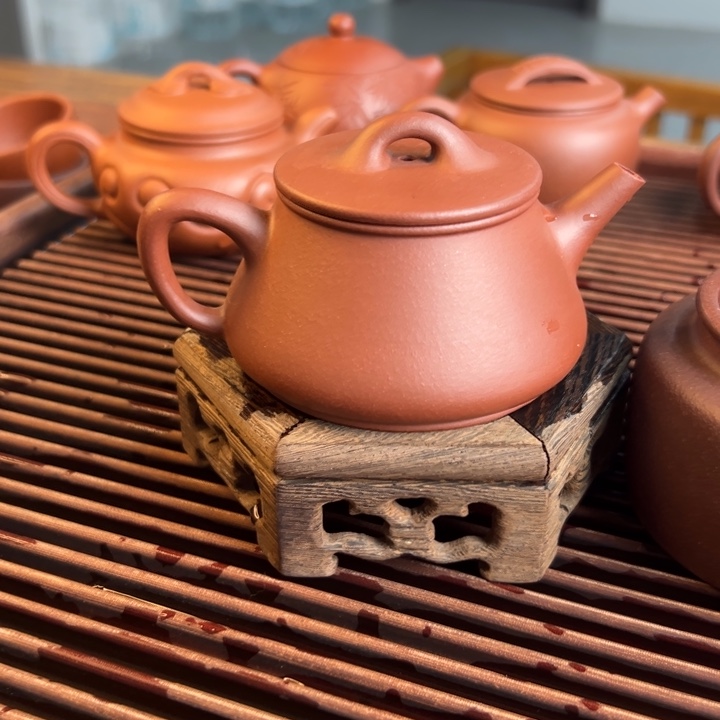 茶案紫砂紫泥瓦瓢150cc