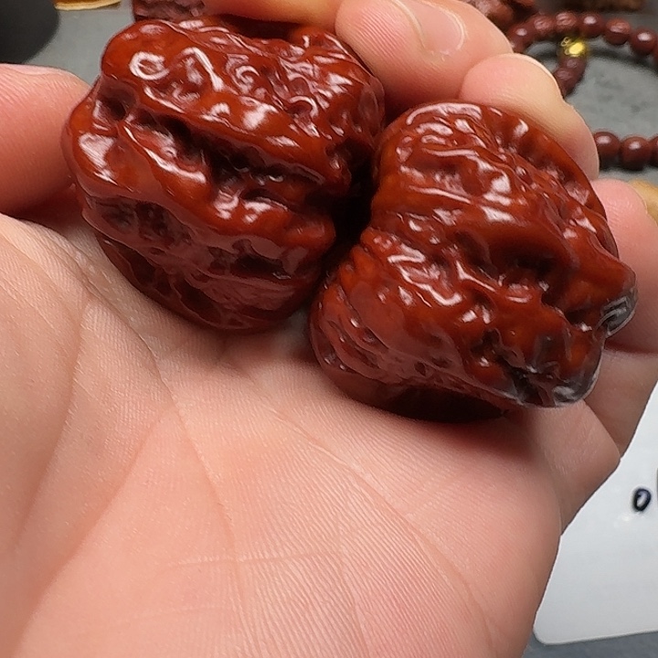 吊坠文玩核桃蛤蟆头018