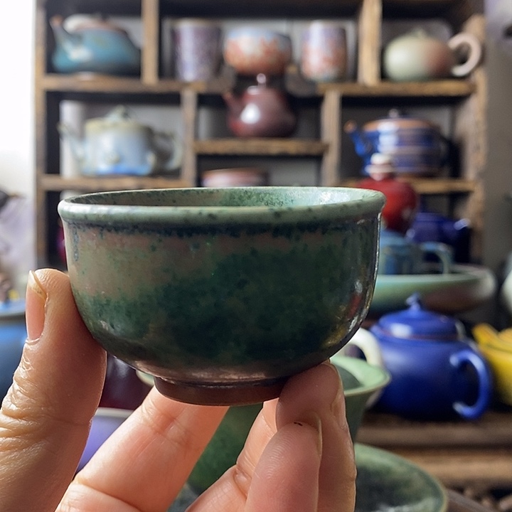 嘻*中国神后钧瓷茶具