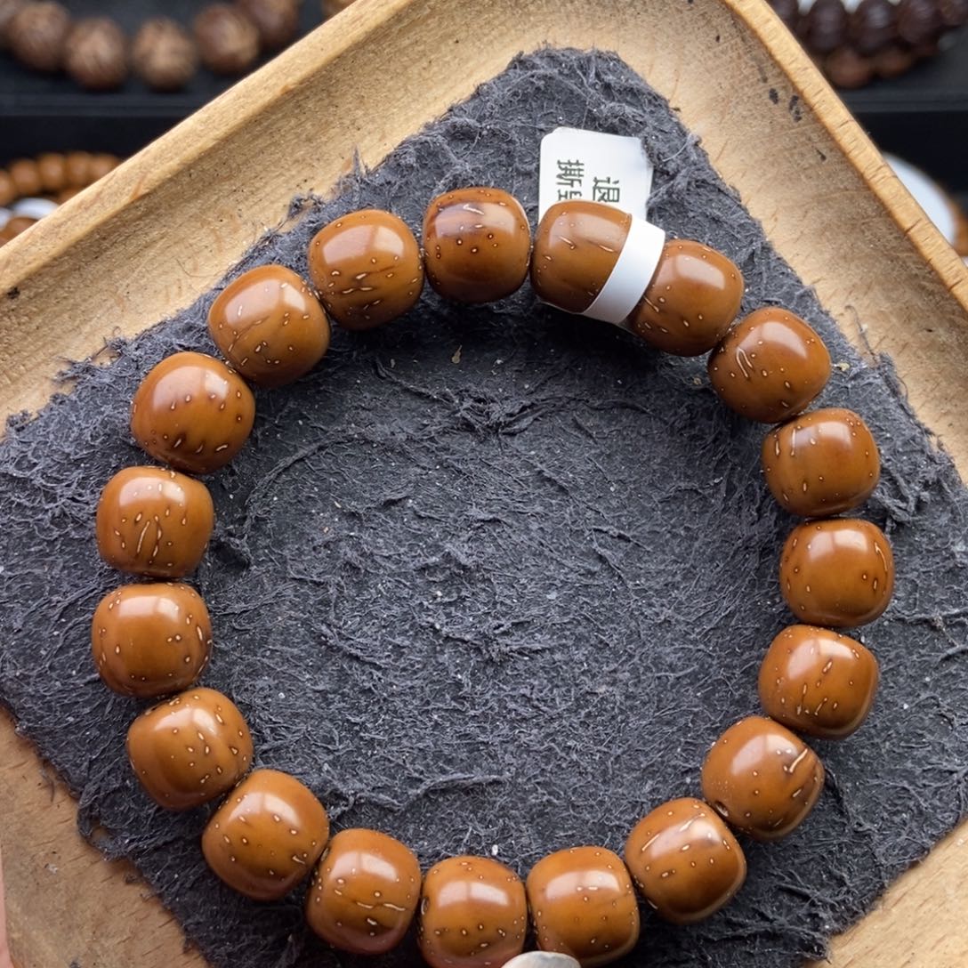 手串紫金鼠12mm近实心纯手工老型精品